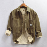 Galen - Fleece Cargo Shirt