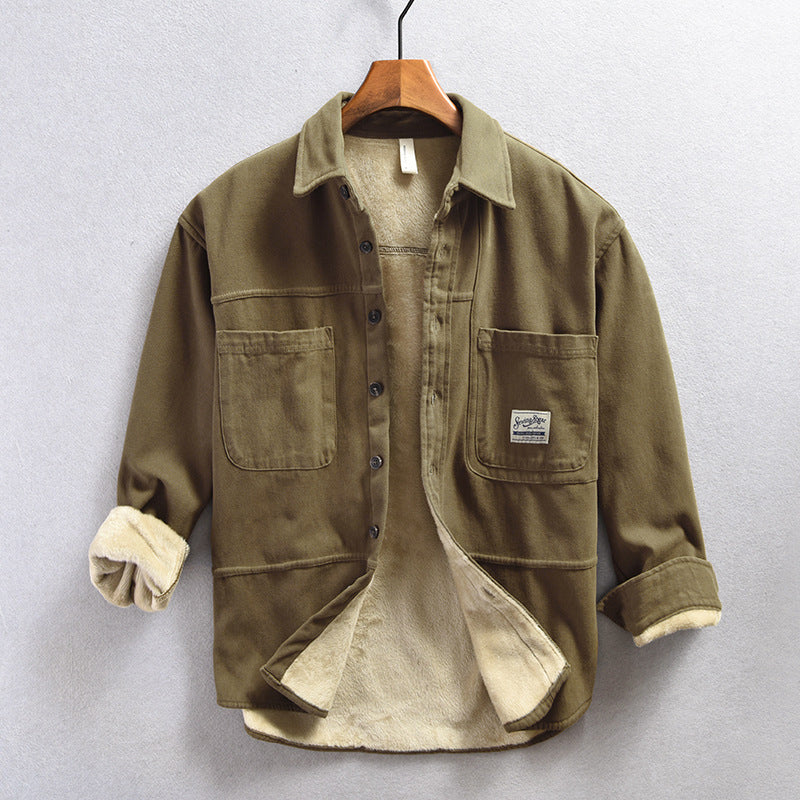 Galen - Fleece Cargo Shirt