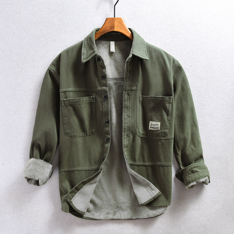 Galen - Fleece Cargo Shirt