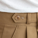 Xavier - Pleated Tapered Trousers