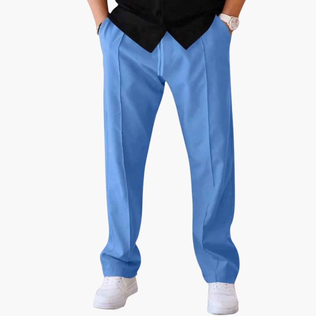 Theo - Everyday Textured Trousers