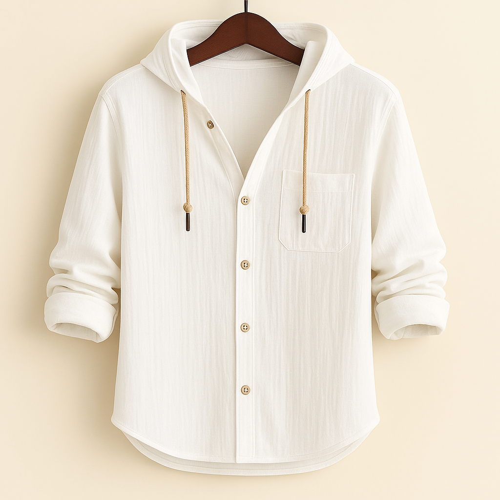 Jonah - Soft Cotton Hooded Shirt