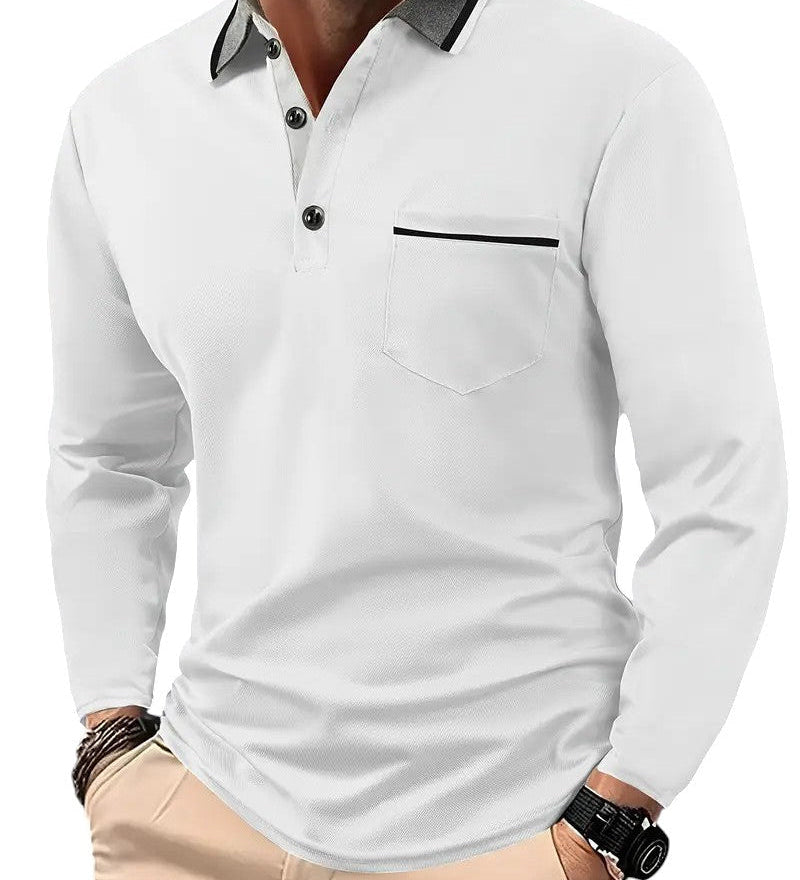 Carter - Classic Long Sleeve Polo Shirt