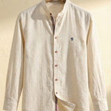 Ethan - Elegant Mandarin Collar Shirt