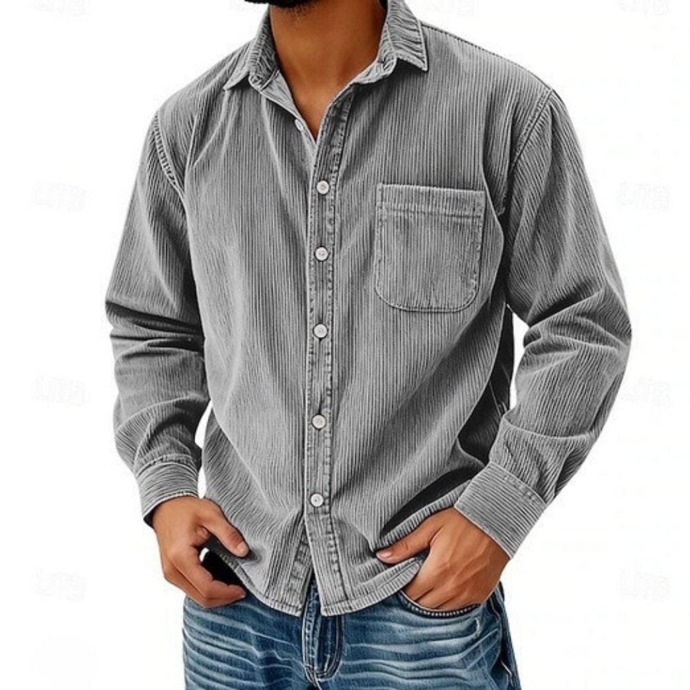 Derek - Corduroy Button-Up Shirt