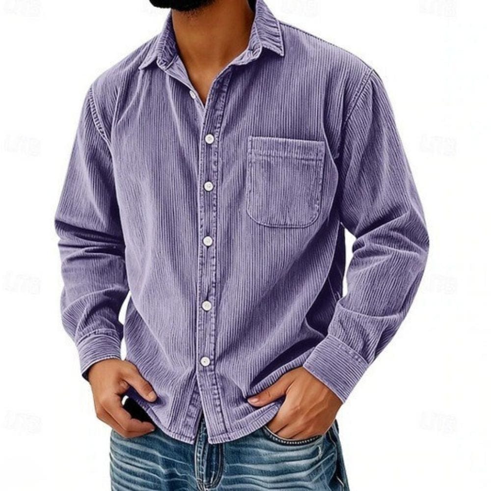 Derek - Corduroy Button-Up Shirt