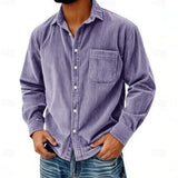 Derek - Corduroy Button-Up Shirt