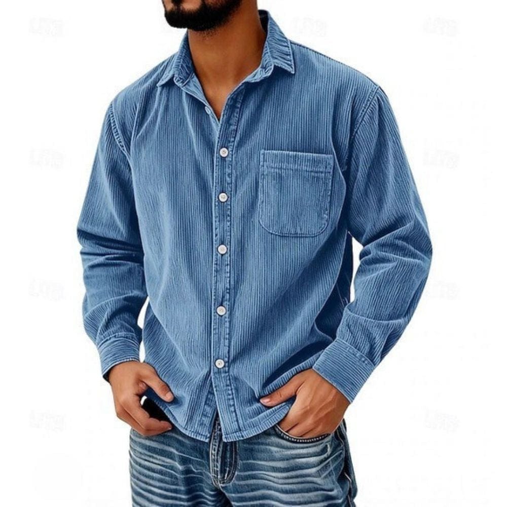 Derek - Corduroy Button-Up Shirt