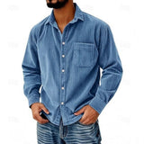 Derek - Corduroy Button-Up Shirt