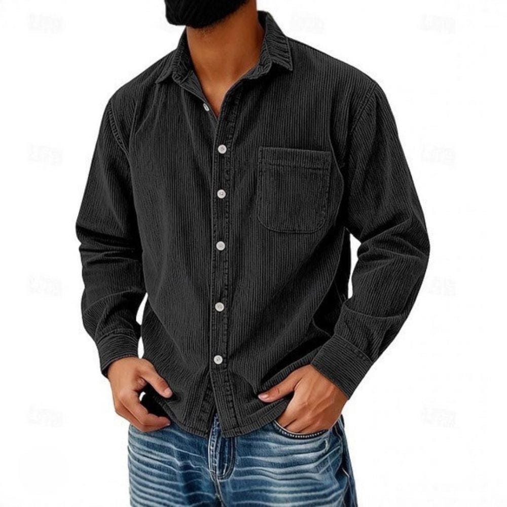 Derek - Corduroy Button-Up Shirt
