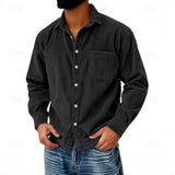 Derek - Corduroy Button-Up Shirt