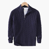 Oakley - Zipped Cable Knit Jumper