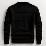 Jerome - Ridged Texture Crew Neck Jumper