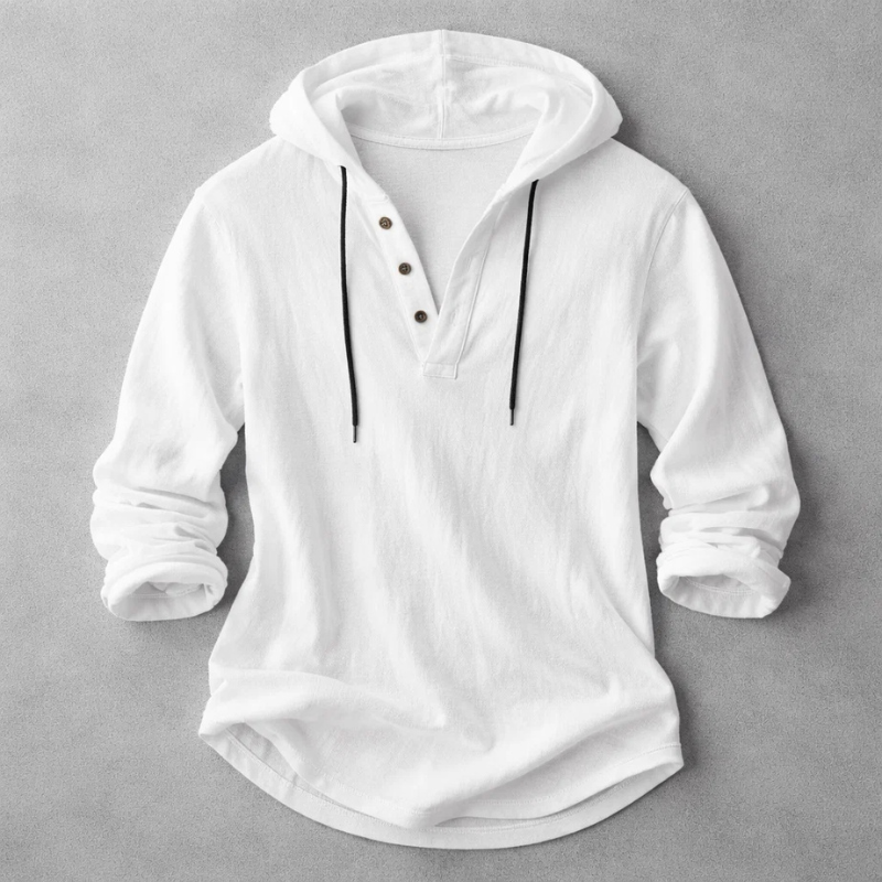 Elton - Elegant Hooded Shirt