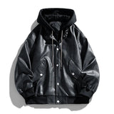 Marvelle Hooded Leather Bomber