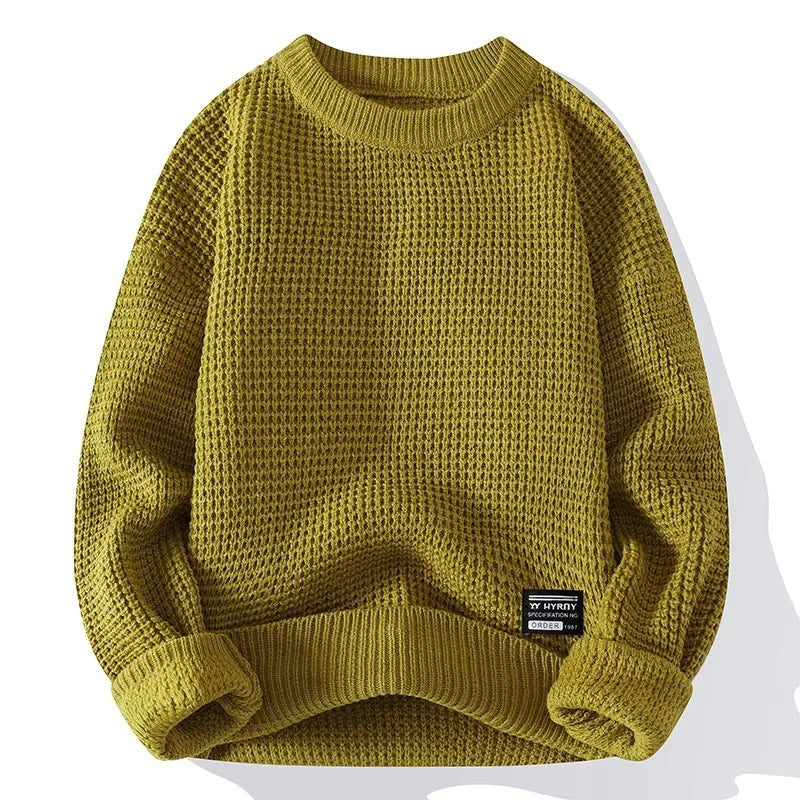 Norris - Honeycomb Knit Jumper