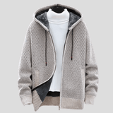 Percival - Lined Hood Zip Cardigan