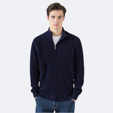 Oakley - Zipped Cable Knit Jumper