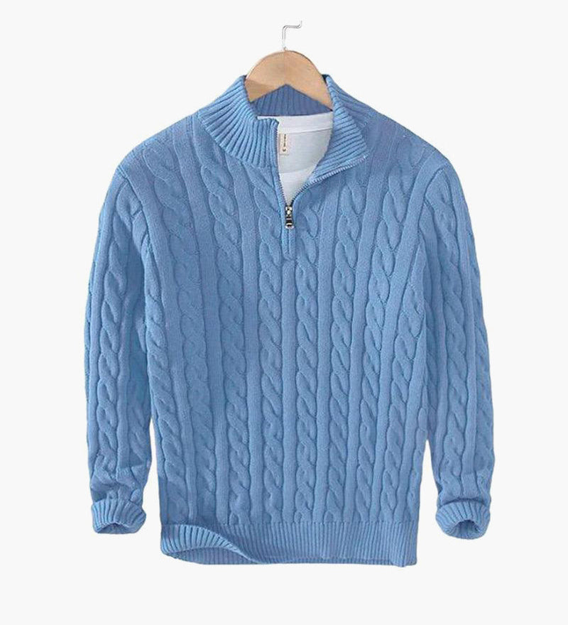 Oakley - Zipped Cable Knit Jumper