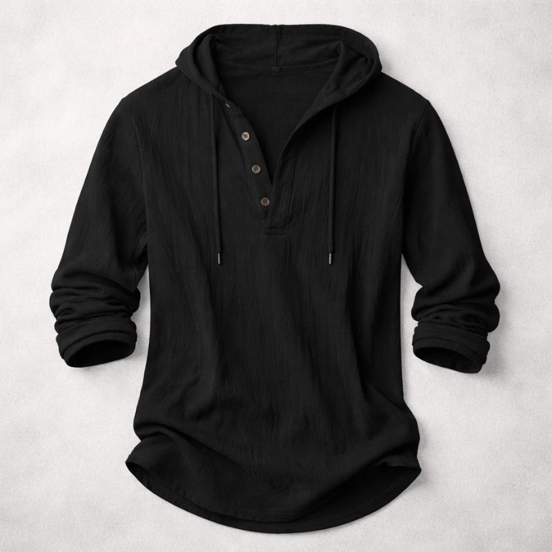 Elton - Elegant Hooded Shirt