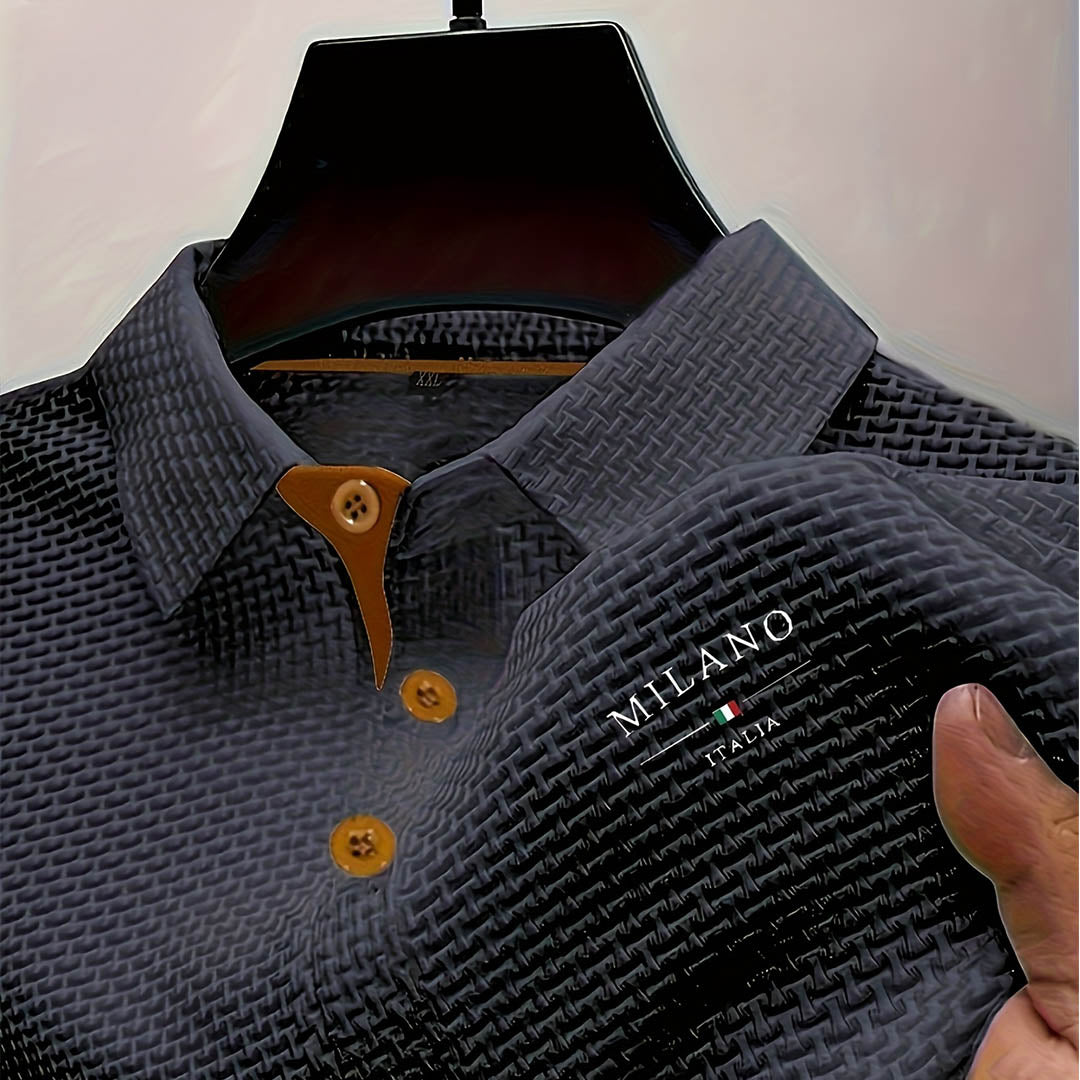 Finn - Elegant Textured Polo Shirt
