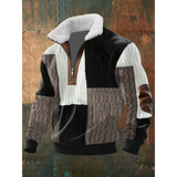Elias - Fair Isle Yoke Half-Zip Jumper