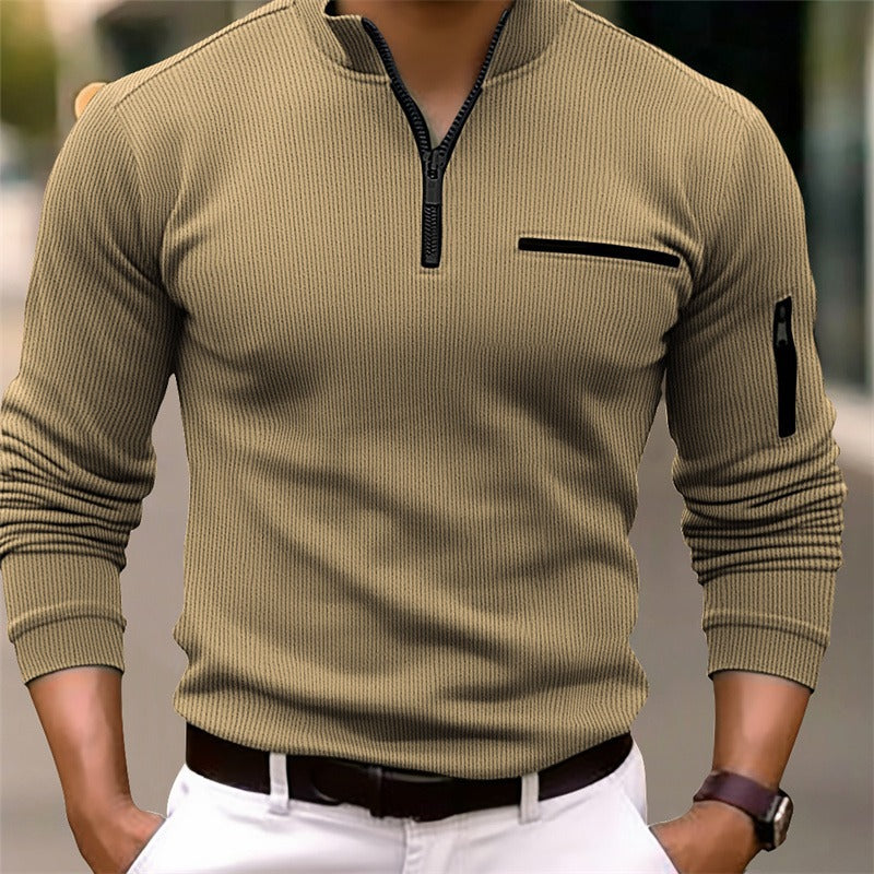 Huxley - Long Sleeve Shirt with Zip