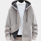 Percival - Lined Hood Zip Cardigan
