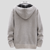 Percival - Lined Hood Zip Cardigan