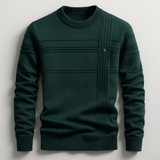 Jerome - Ridged Texture Crew Neck Jumper