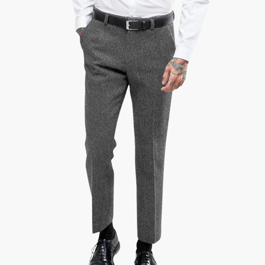 Bertram - Vintage Textured Trousers