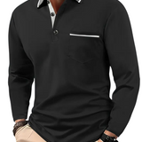 Carter - Classic Long Sleeve Polo Shirt