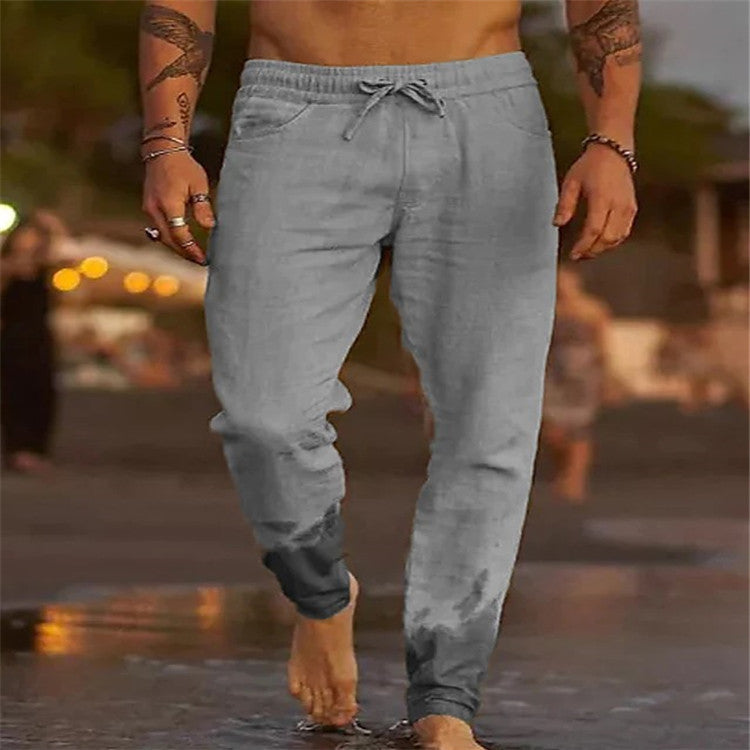 Bentley - Casual Cotton Beach Trousers