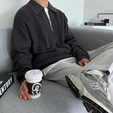 Baxter - Open Collar Polo Jumper