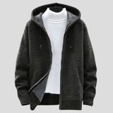Percival - Lined Hood Zip Cardigan