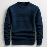 Jerome - Ridged Texture Crew Neck Jumper