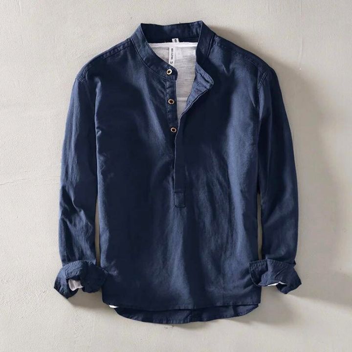 Kyle - Minimalist Linen Shirt