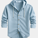 Jonas - Striped Hooded Shirt