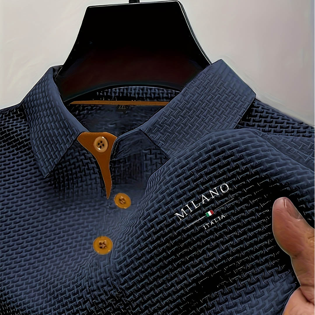 Finn - Elegant Textured Polo Shirt