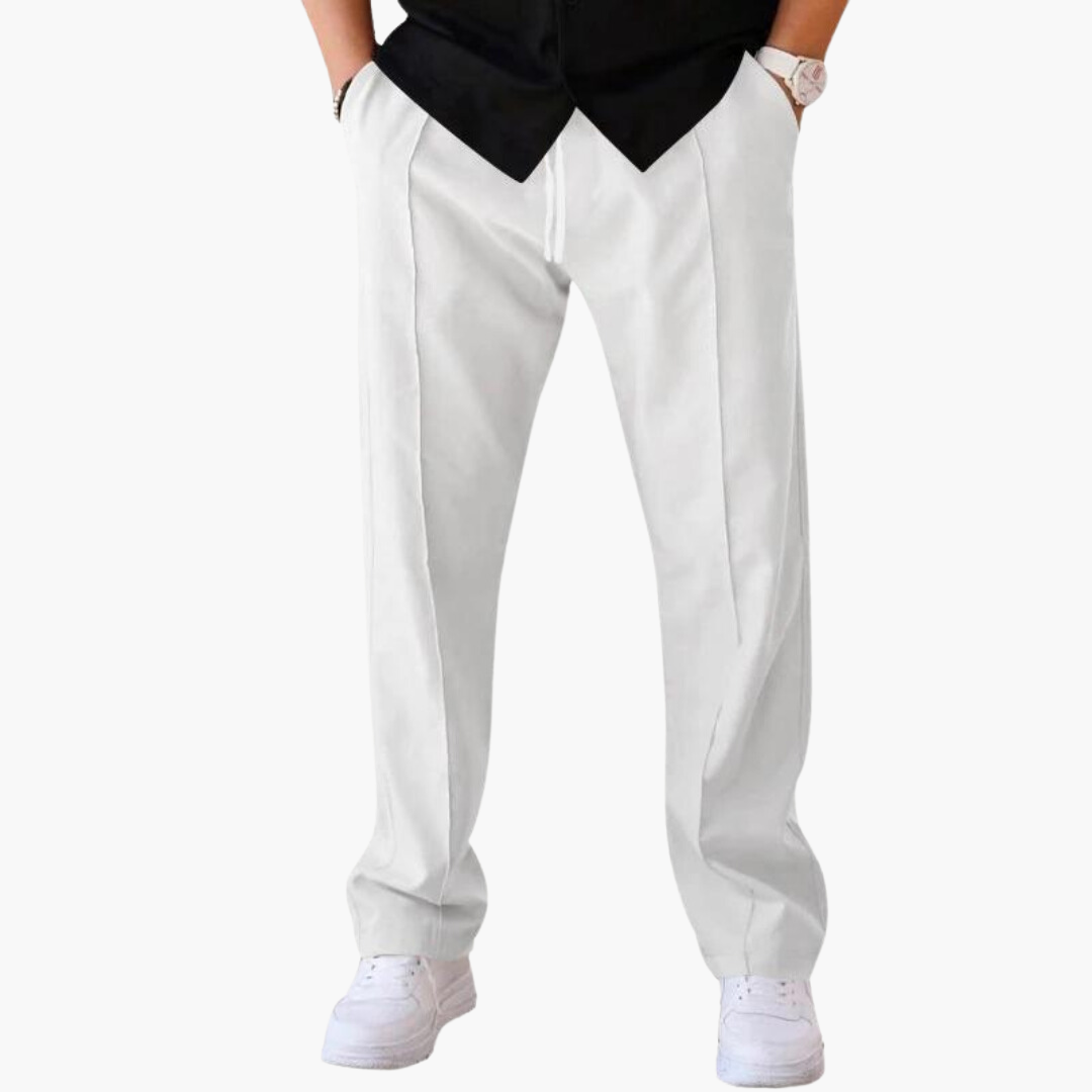 Theo - Everyday Textured Trousers