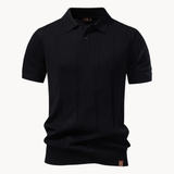 Emerson - Elegant Knit Polo Shirt