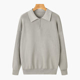Baxter - Open Collar Polo Jumper