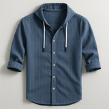 Jonas - Striped Hooded Shirt