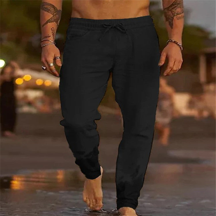 Bentley - Casual Cotton Beach Trousers