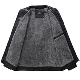 Carrington Leather Stand Collar Jacket
