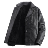 Calderon Sherpa-Lined Leather Jacket