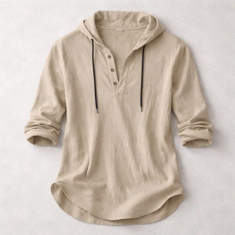 Elton - Elegant Hooded Shirt
