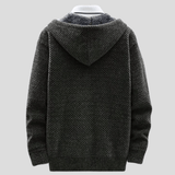 Percival - Lined Hood Zip Cardigan