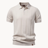 Emerson - Elegant Knit Polo Shirt