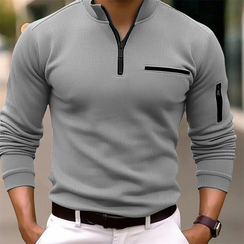 Huxley - Long Sleeve Shirt with Zip